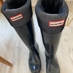 Hunter Boots. Women’s adjustable back high gloss
